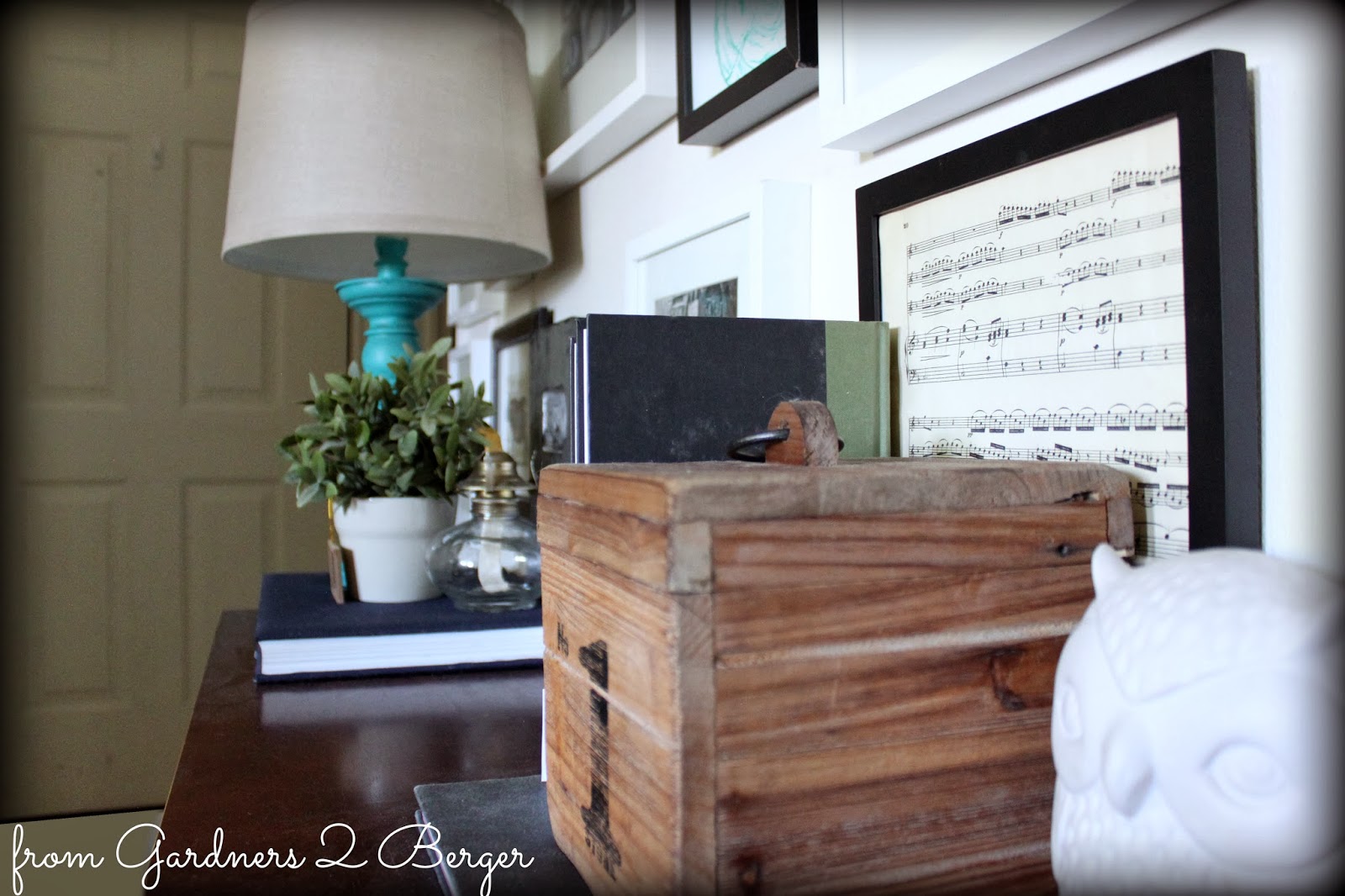 From Gardners 2 Bergers Pottery Barn Hack Easy Framed Music Sheet