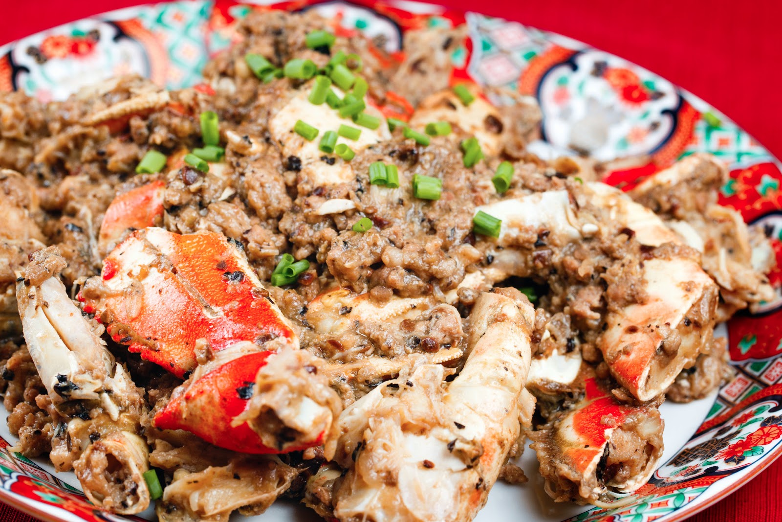 kruizing with kikukat Black Bean Crab