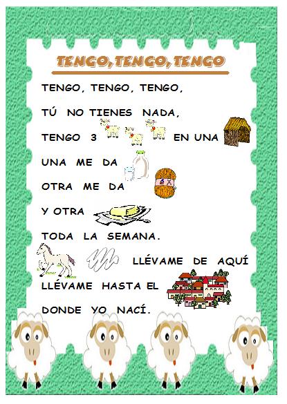 Canciones Infantiles Con Letra Canciones Infantiles Con Letra