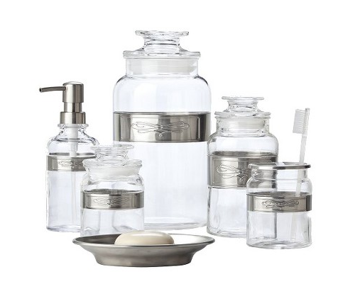 Magic On Main Street: Every Day Whimsy: Bathroom, Take Two ... real work by picking out bath accessory sets that you can't afford in real life! Besides, we all know I really do my shopping at Walmart and Target. - Magic On Main Street: Every Day Whimsy: Bathroom, Take Two