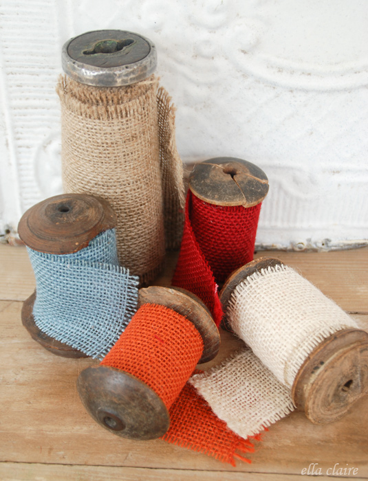 How to Make Burlap Ribbon the Cheap and Easy Way! Ella Claire