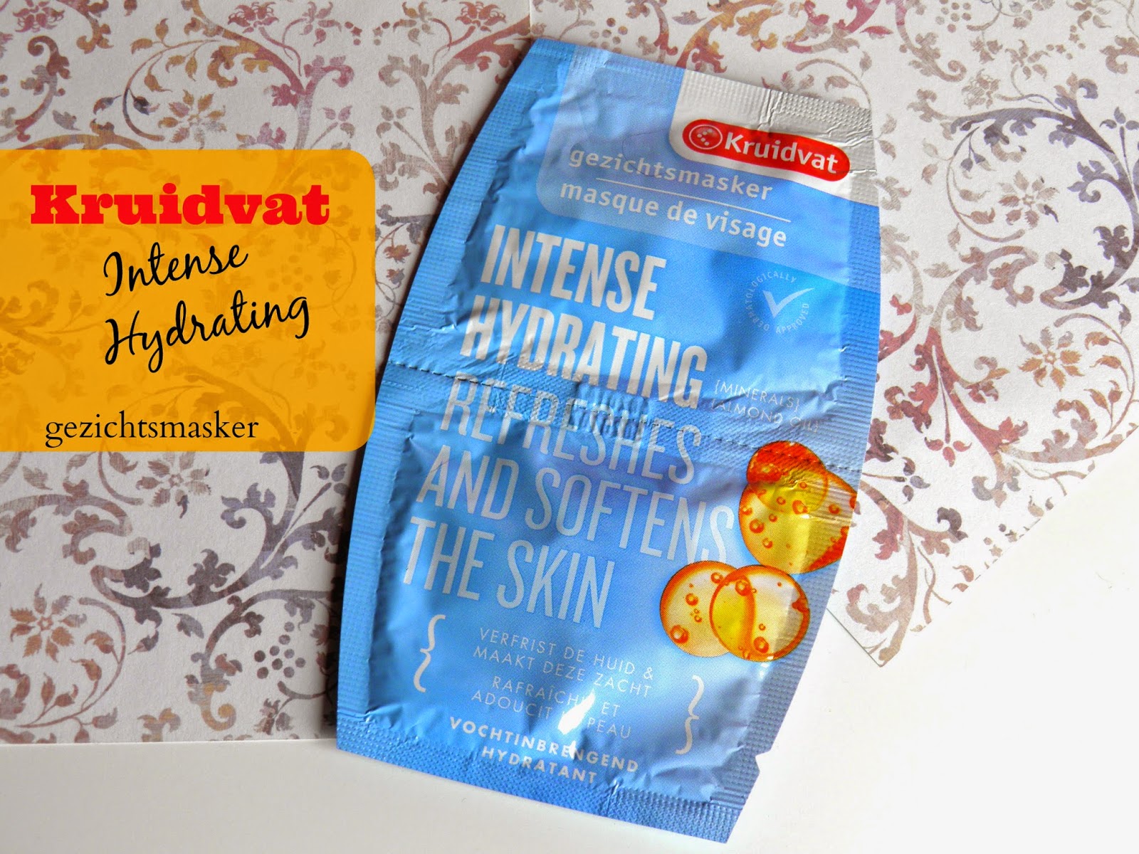 Heel gewoon dagelijks Kruidvat, Intense hydrating, gezichtsmasker..