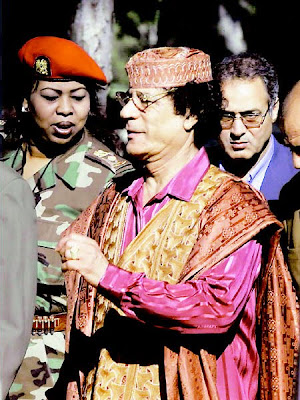 gaddafi bodyguards female military china report yan zhao am comments