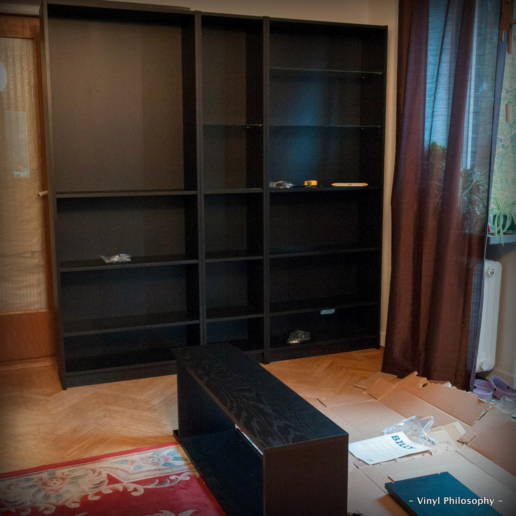  Vinyl Philosophy DIY Home Bar built from IKEA Stuff