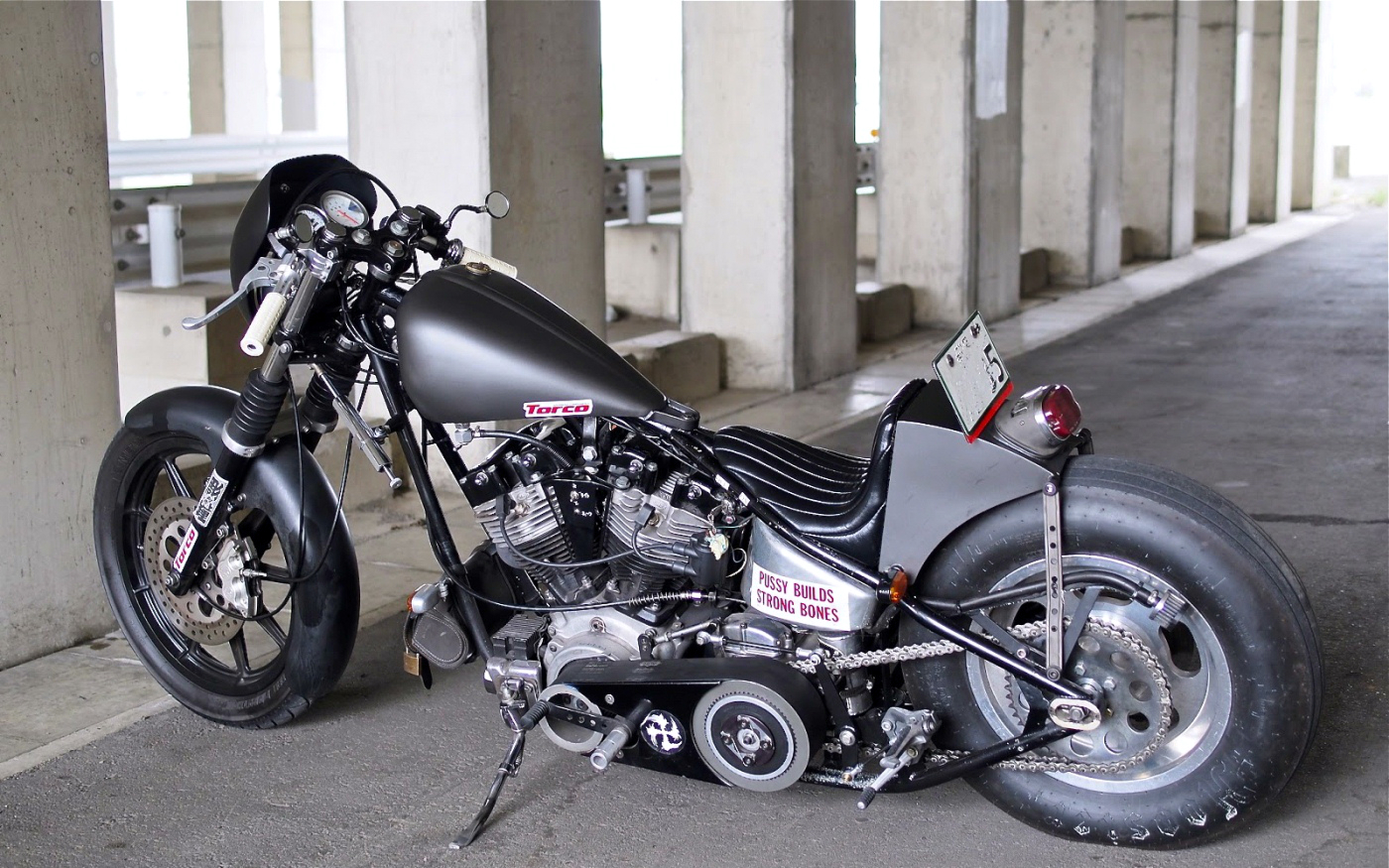 Shovelhead by Neo Tokushima Inazuma café racer