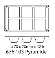 Tava Silicon, Forma Silicon pentru Copt, Forma Copt Piramida,  Produse- Accesorii Patiserii Cofetarii, Produse Profesionale Horeca, Pret, www.amenajarihoreca.ro