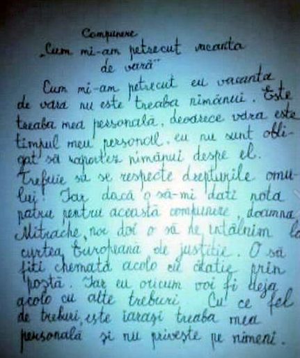Ce Scriu Elevii In Lucrari