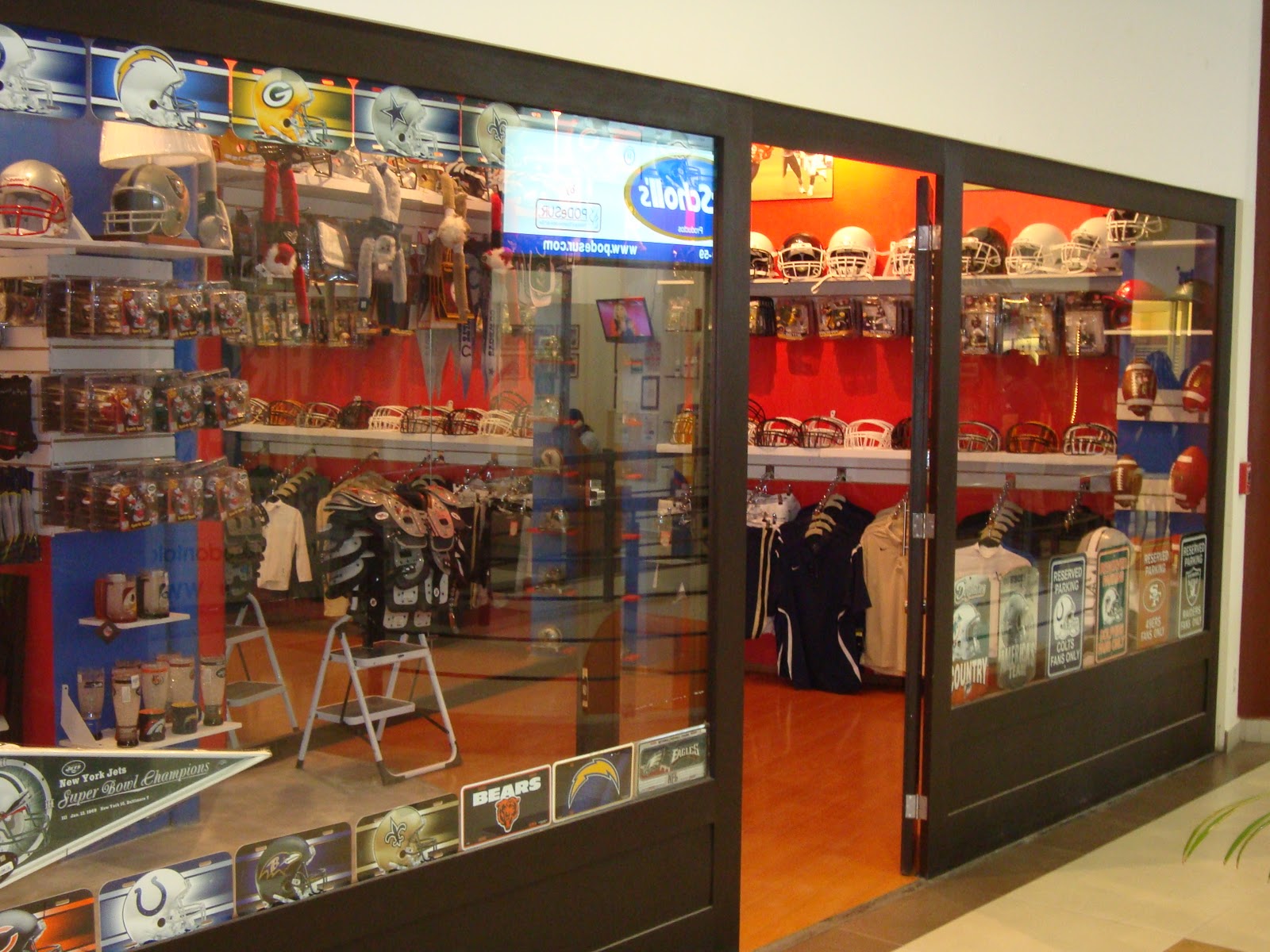 Tienda de futbol americano y de la NFL Carlos Rosado Sports tienda