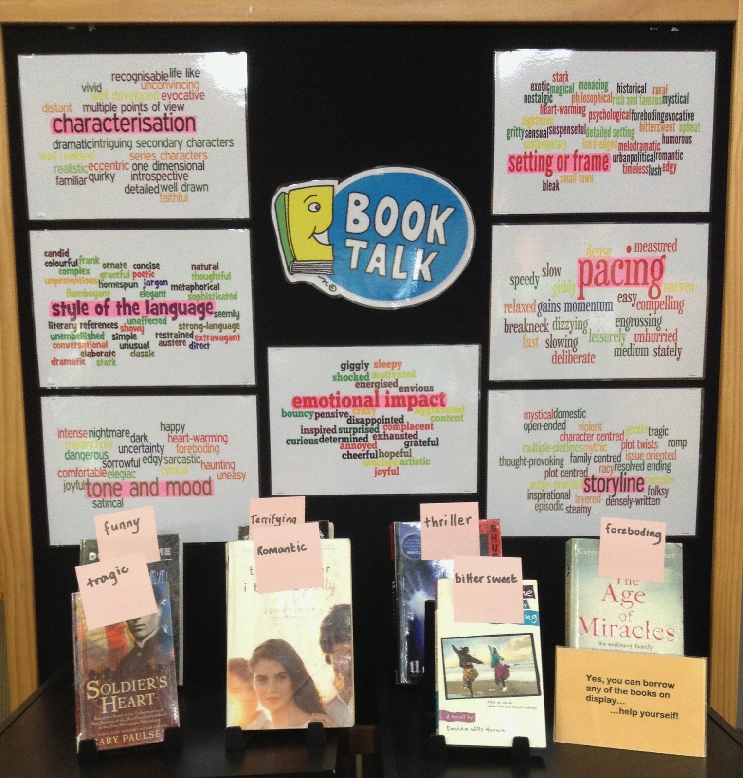 Library Displays Book Talk