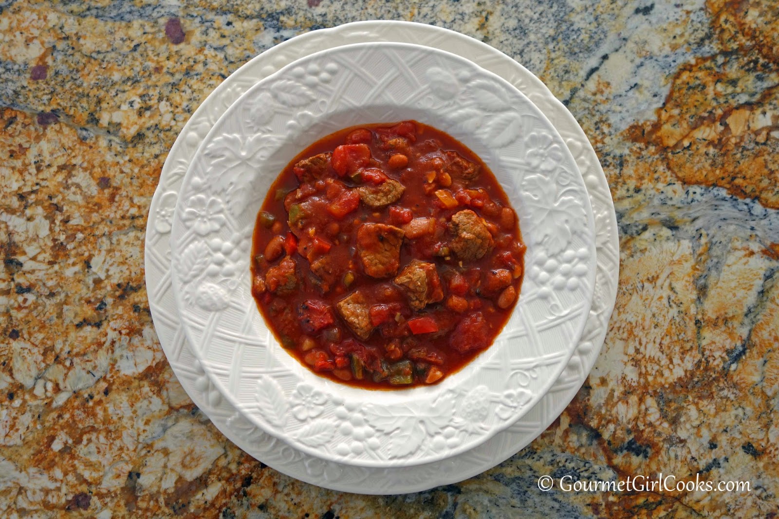 Gourmet Girl Cooks Chili Beef Stew Soup Slow Cooker Style