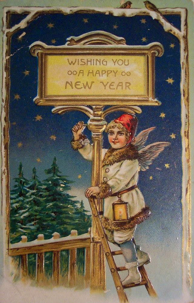 cute and beautiful vintage new year s postcards vintage new year postcard