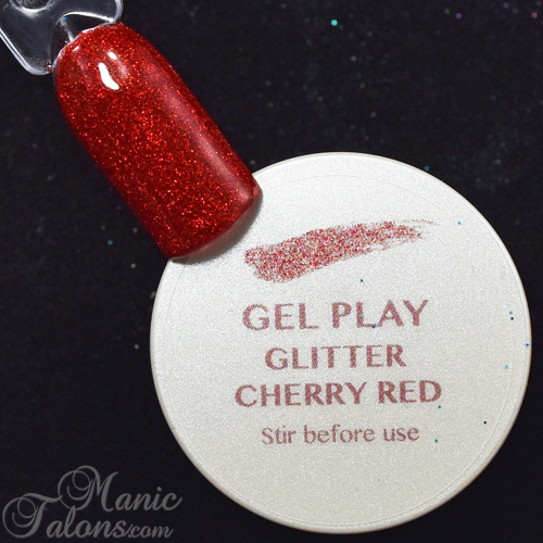Akzentz Gel Play Cherry Red Swatch