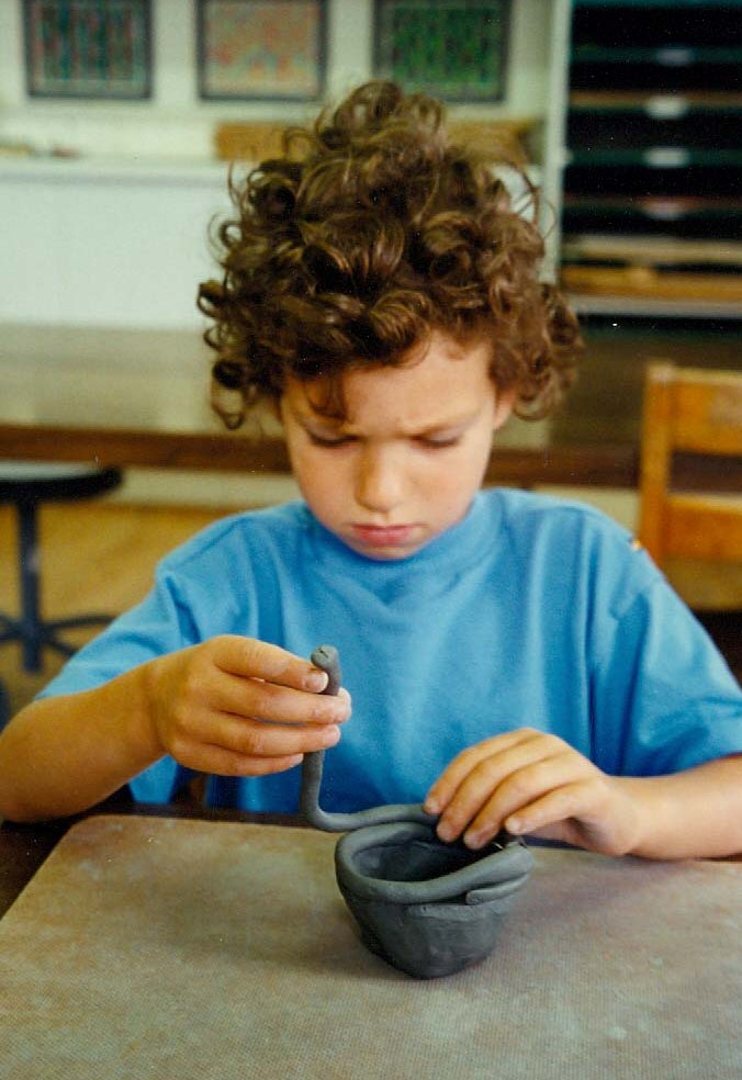 Art for Small Hands Clay Pinch Pots with Coils