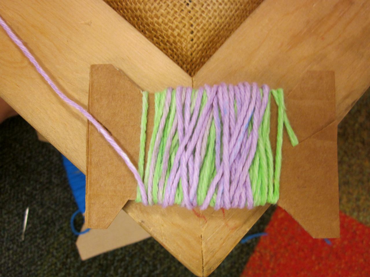 Sewing School First Tapestry of the Year