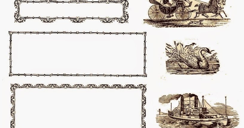 Vintage in a Modern World: Free Victorian Labels and Stickers