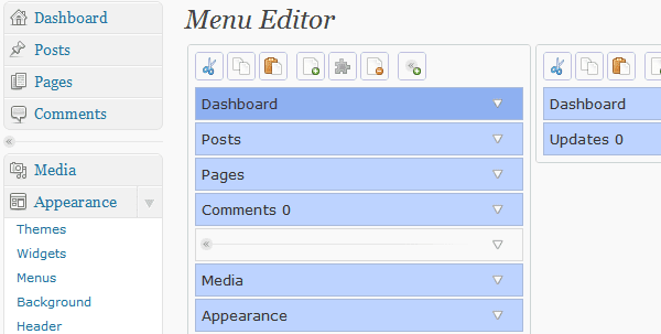Admin Menu Editor Admin Menu Editor