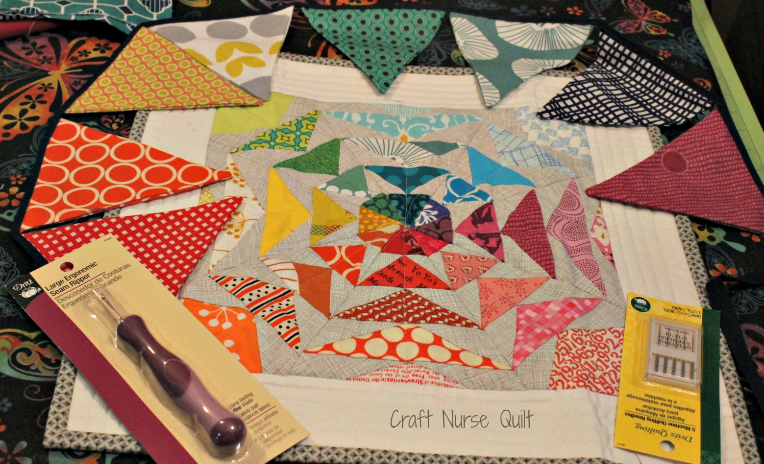 Craft Nurse Quilt A pretty tote and happy mail