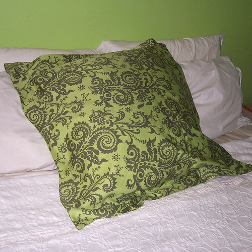 Sew Passionate Easy Euro Shams with a 3" Flange