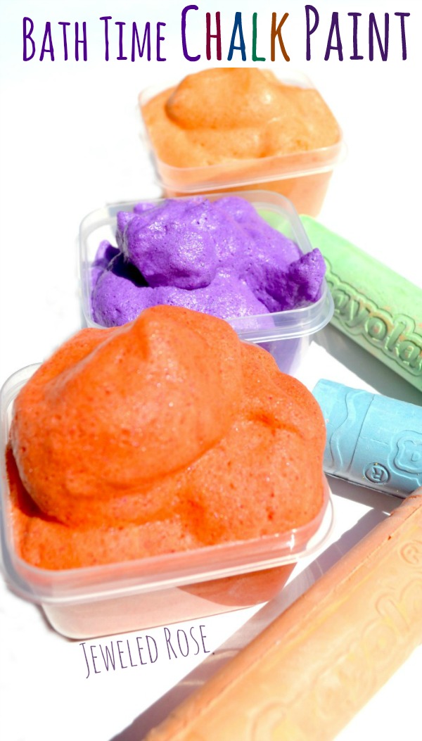 Homemade Bath Paint Recipe {Chalk Paint} Growing A Jeweled Rose