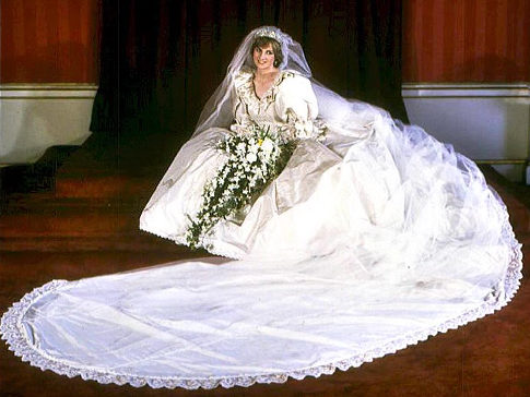 princess diana wedding gown. princess diana wedding dress