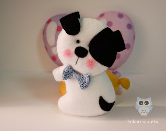 Cute Dog Felt Doll Christmas ornaments, handmade,  เครื่องประดับ, ตกแต่ง ต้น คริสมาสต์  ปีใหม่  ตุ๊กตา หมา น้อย ผ้า สักหลาด น่ารัก