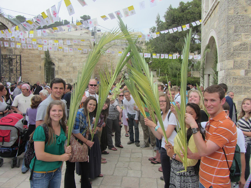 Huntsmans in the Holy Land Palm Sunday