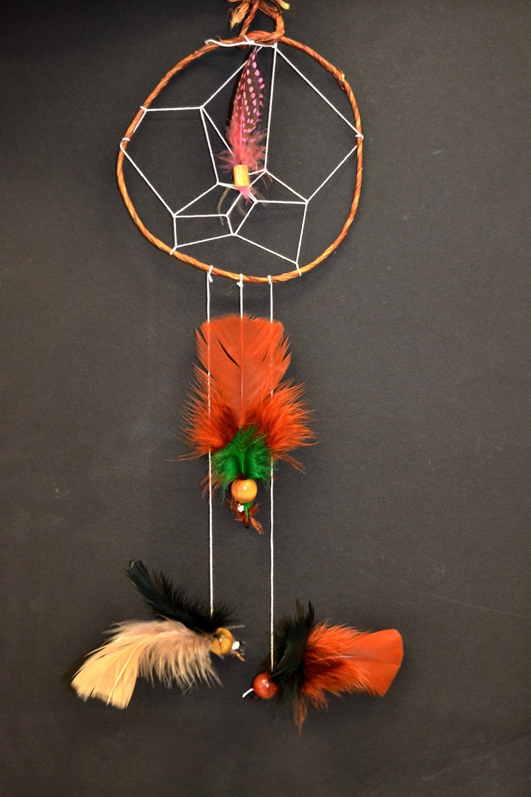 Lessons from the K12 Art Room 8th Grade Dreamcatchers
