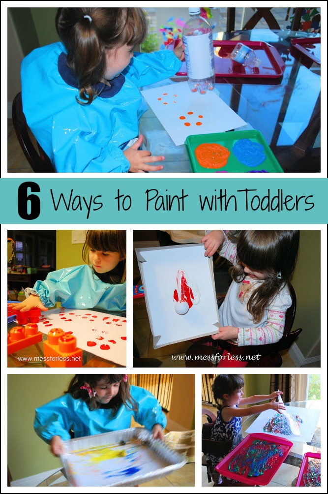 6 Ways to Paint With Toddlers
