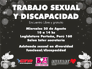 JORNADA: Trabajo sexua/asistencia sexual en diversidad funcional"