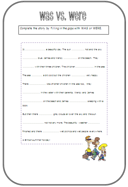 Worksheets Was Were Work Sheet accessj ws was and were jhs 2nd g this sundays worksheet is a nice little story knocked together by my talented laura it makes use of typ