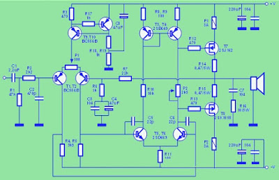 Hi-Fi Mosfet Power Amplifier 2SJ162-2SK105 - Electronic ...