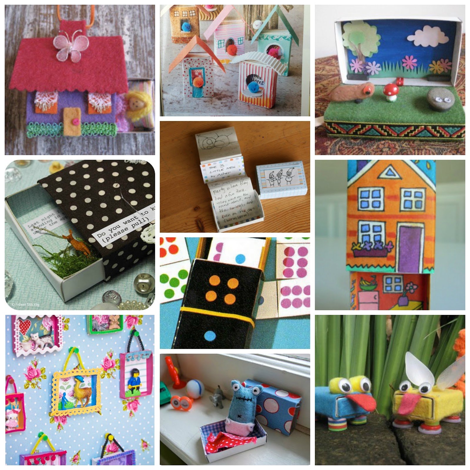 Coloured Buttons P.S. I love matchboxes