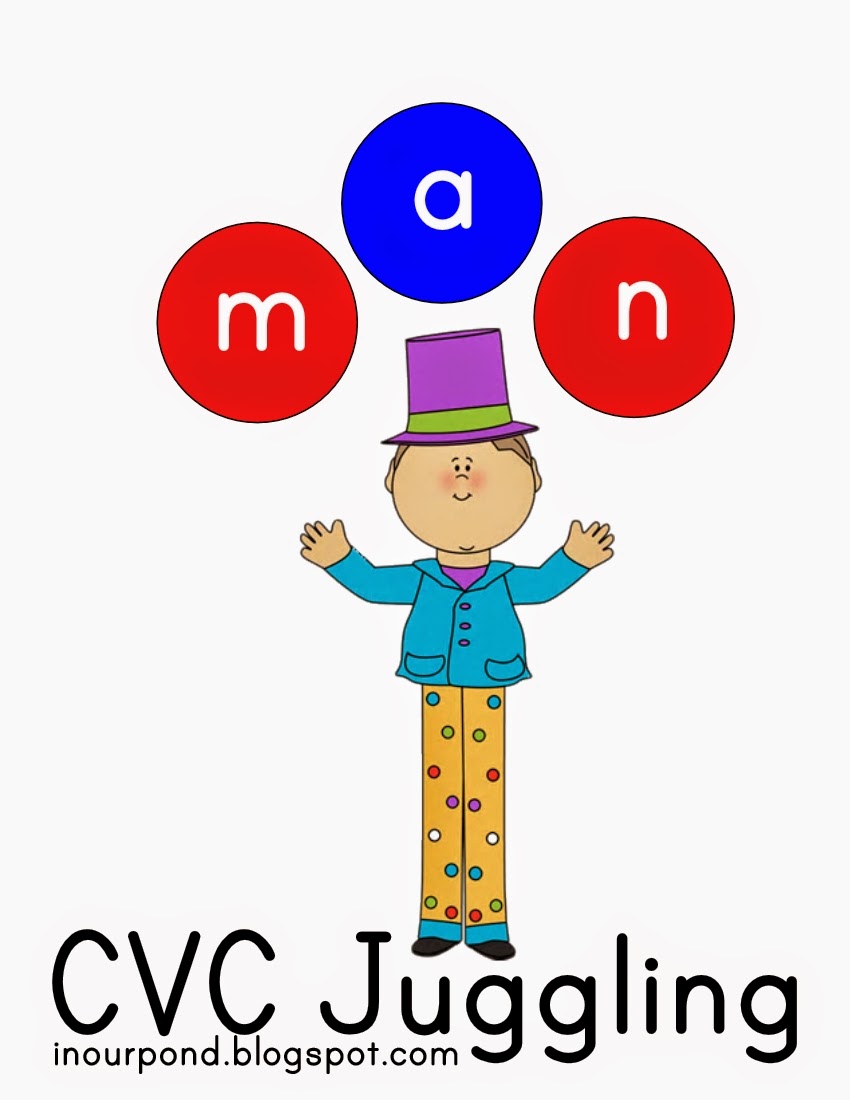 Juggling CVC Words In Our Pond