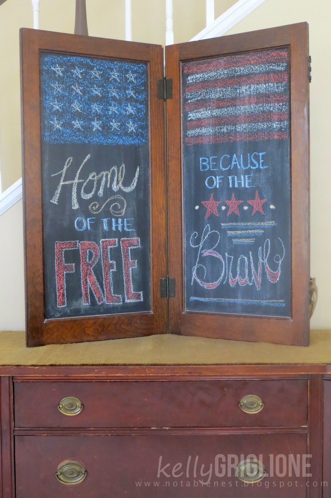 Notable Nest Memorial Day Chalkboard Art
