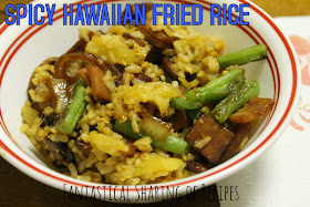 Spicy Hawaiian Fried Rice | A little ham & pineapple fried rice with a kick of jalapeno #recipe