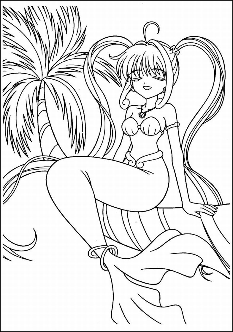 Anime Christmas Coloring Pages | Learn To Coloring