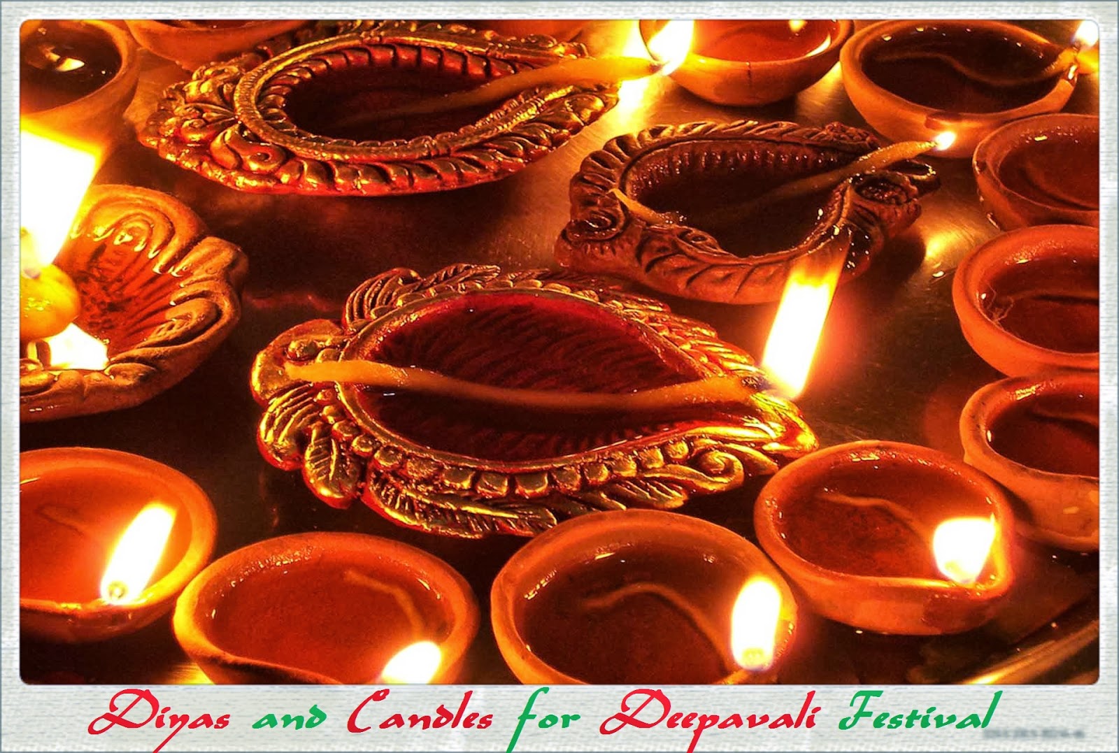 Khushi For Life Colorful Diyas and Candles for Diwali Gifts Cards