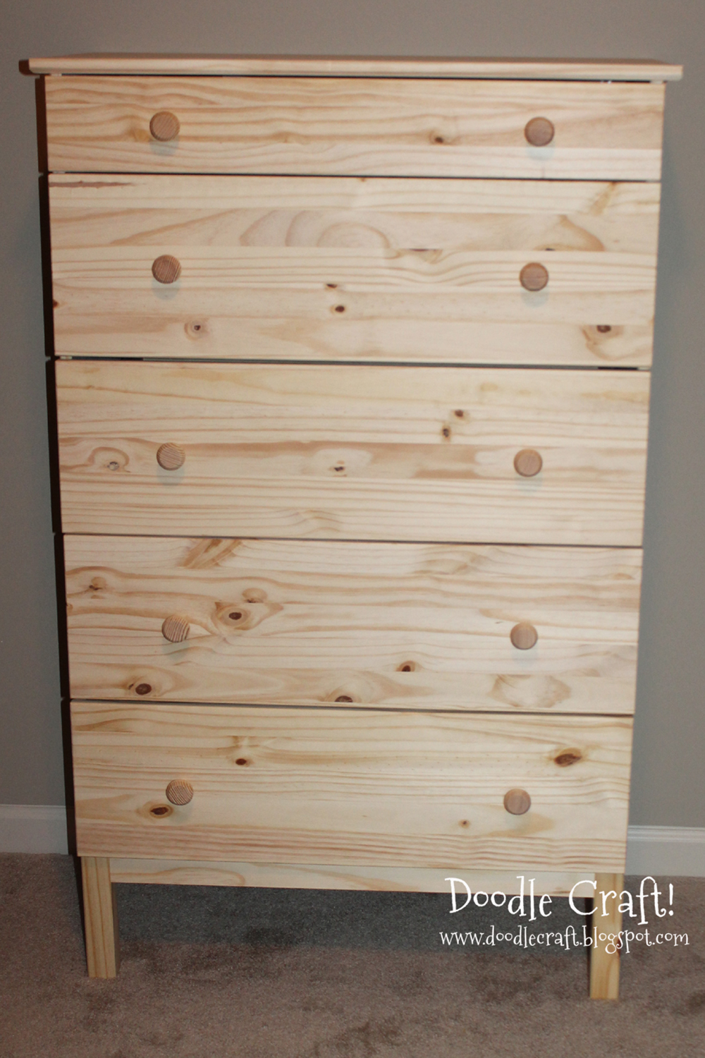 Doodlecraft Roadside Rescued Chest of Drawers!