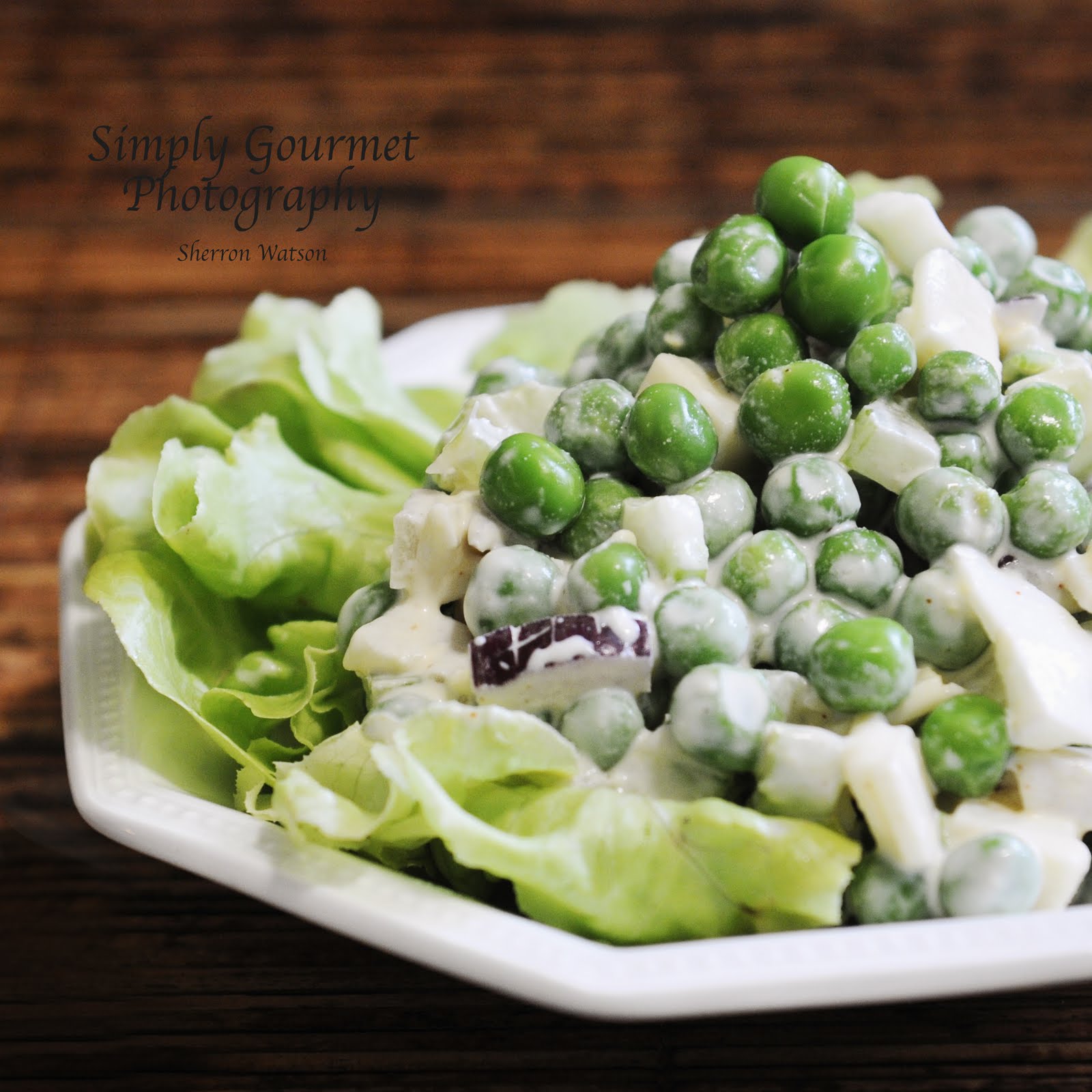 Simply gourmet: green pea salad Simply Gourmet: Green Pea Salad