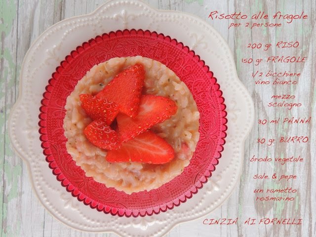 Risotto alle fragole 