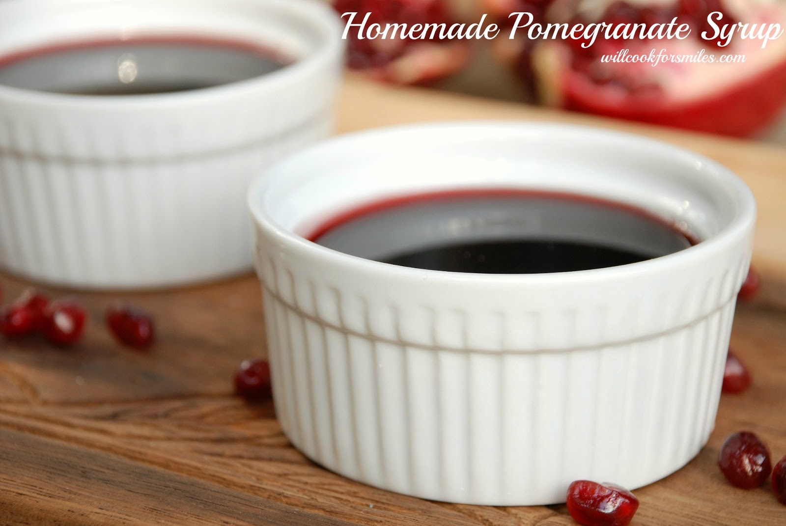 Homemade Pomegranate Syrup {recipe} Will Cook For Smiles