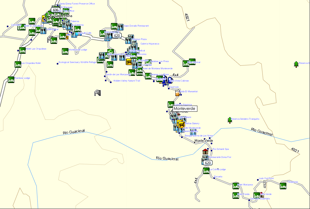 Costa Rica Garmin Nuvi