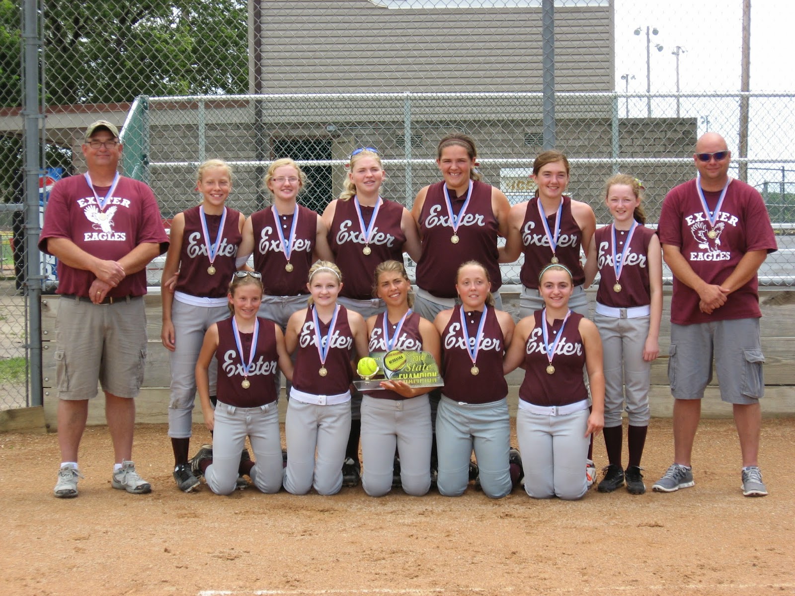 Village of Exeter Exeter Softball Team 14 and Under State Class D