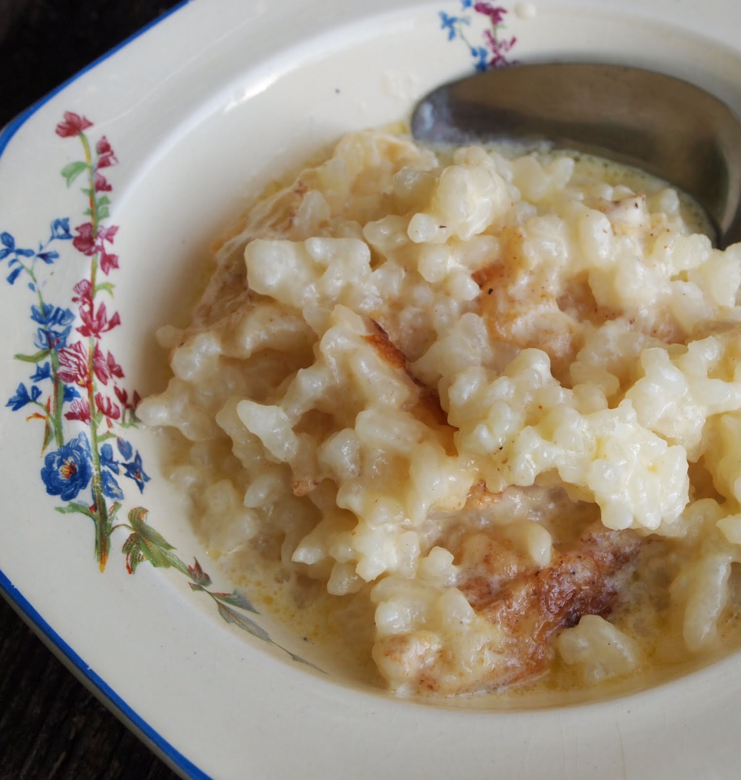 Nursery Puddings, Slow Sunday and Old Fashioned Baked Rice Pudding Lavender and Lovage