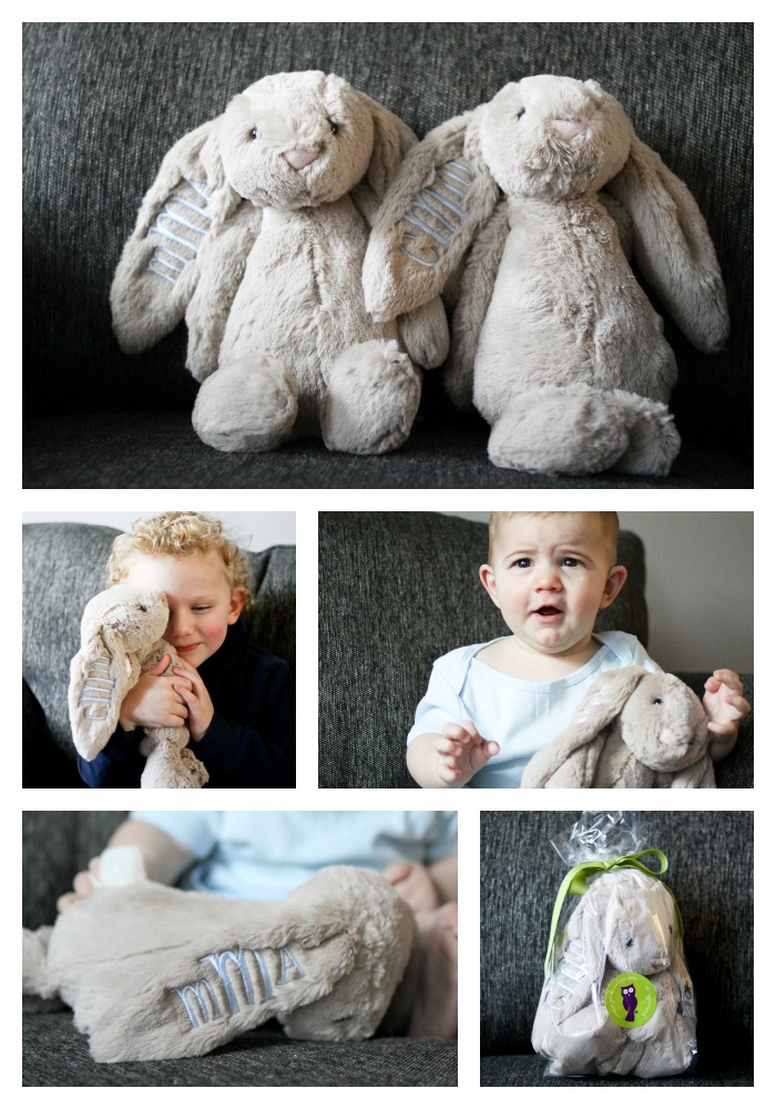 monogrammed jellycat bunny
