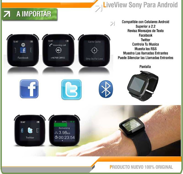 reloj liveview sony ericsson reloj liveview sony ericsson