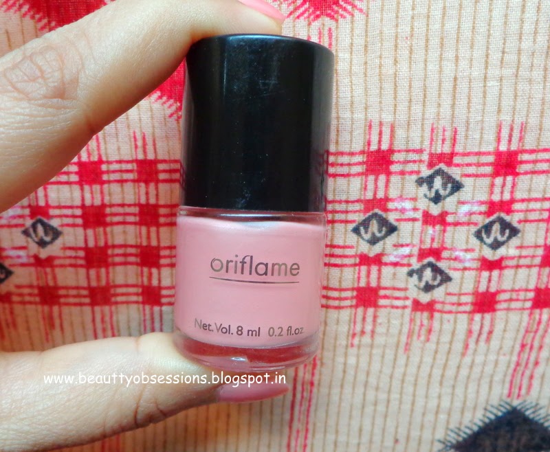 Oriflame Pure Color Nail Paint"Nude Pink" Review, NOTD Beauty