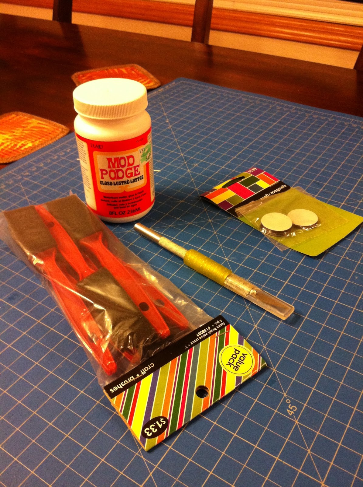 Design.Breathe.Revel.Repeat DIY Cork Coasters using Mod Podge