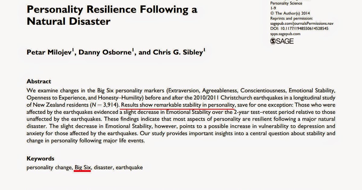Resilience essay