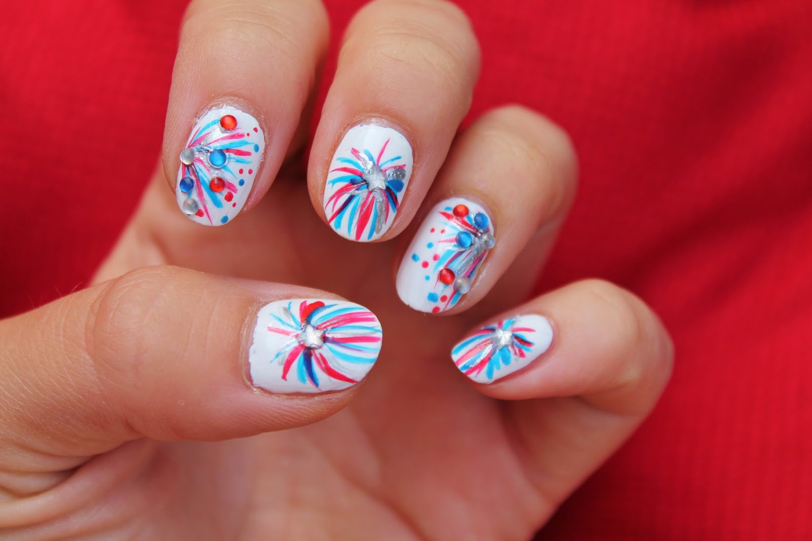 1. Patriotic Nail Art Ideas for the Fourth of July - wide 3